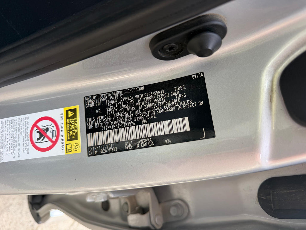 2014 Lexus RX450h | Silver | 3.5L | VIN: 2T28K1BA2FC283526